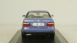 Mercedes CLK 230 (C208) 1997, blue, B66005739, Herpa 1:43