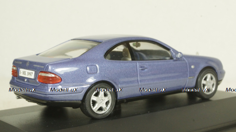 Mercedes CLK 230 (C208) 1997, blue, B66005739, Herpa 1:43