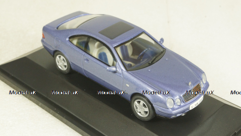 Mercedes CLK 230 (C208) 1997, blue, B66005739, Herpa 1:43