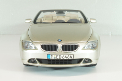 BMW 645 Cabrio (E64) 2003, gold, 80430153437, Kyosho 1:18