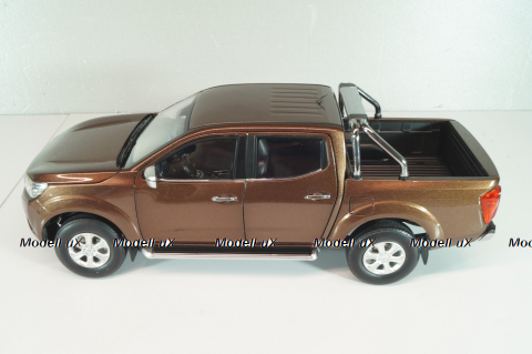 Nissan Navara (D23) 2017, brown met, Paudi 1:18
