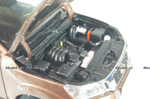 Nissan Navara (D23) 2017, brown met, Paudi 1:18