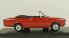 Ford Cortina Crayford Convertible, red RHD open canopy, Oxford 1:43