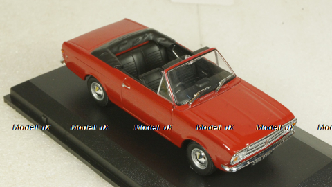Ford Cortina Crayford Convertible, red RHD open canopy, Oxford 1:43