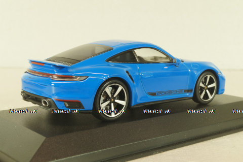 Porsche 911 (992) Turbo S 2020, blue, 410069474, Minichamps 1:43