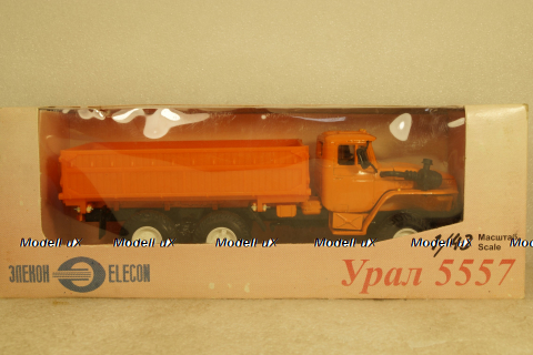 Урал-5557, оранжевый, Элекон 1:43