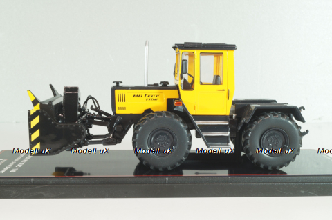 Mercedes-Benz Track 1100 auger-rotor snow blower, yellow/black, TruckTyr 1:43
