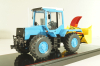 ЛТЗ-155 трактор со шнеко-роторным снегоочистителем, голубой, TruckTyr 1:43