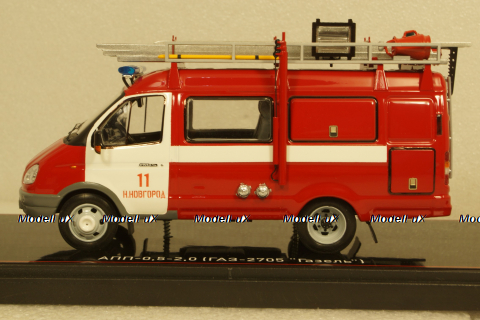 АПП-0,5-2,0 (Газ-2705 "Газель") черные номера, TruckTyr 1:43