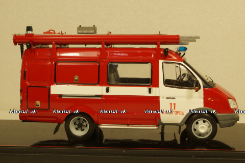 АПП-0,5-2,0 (Газ-2705 "Газель") черные номера, TruckTyr 1:43