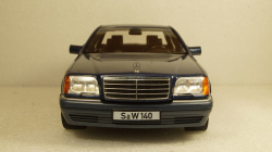 Mercedes S500 W140 1994 blue, iScale 1:18