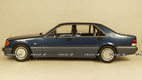Mercedes S500 W140 1994 blue, iScale 1:18