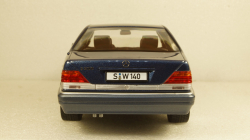 Mercedes S500 W140 1994 blue, iScale 1:18
