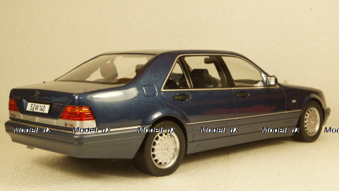 Mercedes S500 W140 1994 blue, iScale 1:18