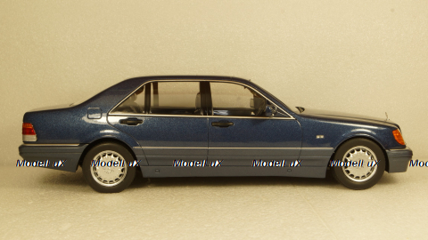 Mercedes S500 W140 1994 blue, iScale 1:18