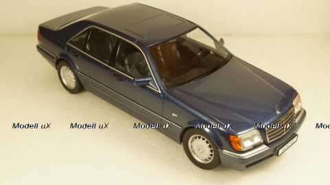 Mercedes S500 W140 1994 blue, iScale 1:18