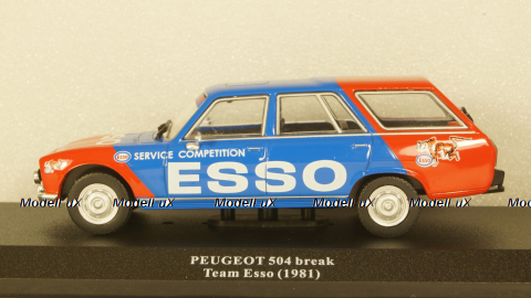 PEUGEOT 504 BREAK- Team Esso Peugeot Sport 1981, Rally Assistance №8