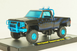 Chevrolet Blaze K5 Cheyenne 10 4x4 1977, black, 32500cb, M2 1:64