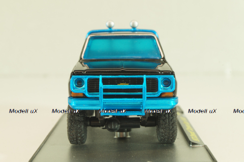 Chevrolet Blaze K5 Cheyenne 10 4x4 1977, black, 32500cb, M2 1:64