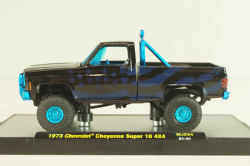 Chevrolet Blaze K5 Cheyenne 10 4x4 1977, black, 32500cb, M2 1:64