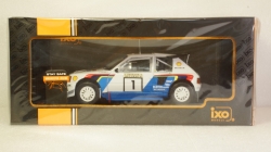 Peugeot 205 T16 E2, No.1, Rallye WM, 1000 Lakes Rally T.Salonen/S.Harjanne, IXO 1:24