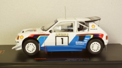 Peugeot 205 T16 E2, No.1, Rallye WM, 1000 Lakes Rally T.Salonen/S.Harjanne, IXO 1:24