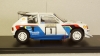 Peugeot 205 T16 E2, No.1, Rallye WM, 1000 Lakes Rally T.Salonen/S.Harjanne, IXO 1:24
