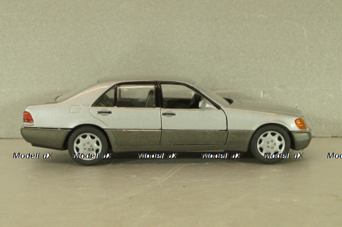 Mercedes-Benz 600 SEL (W140) 1991, silver, 1261, Schabak 1:43