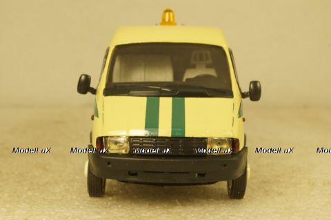 Газ-3221, Газель, Инкассаторская №2, Агат 1:43