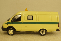 Газ-3221, Газель, Инкассаторская №2, Агат 1:43