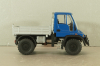 Mercedes Unimog U400, blue/silver, фурнитура в комплекте, B66000384, (#465) NZG 1:43