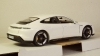 Porsche Taycan Turbo S, white, Burago 1:24
