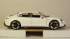 Porsche Taycan Turbo S, white, Burago 1:24