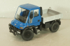 Mercedes Unimog U400, blue/silver, фурнитура в комплекте, B66000384, (#465) NZG 1:43