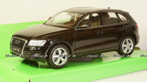 Audi Q5 (8R) 2008, black, WEL22518W-Black, Welly 1:24