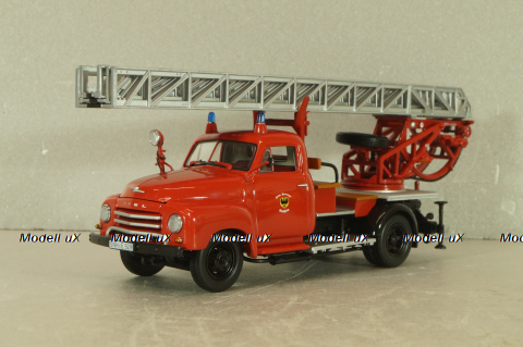 Opel Blitz 1.75t Feuerwehr drehleiter Sinsheim DL18, 439051070, Minichamps 1:43 №2