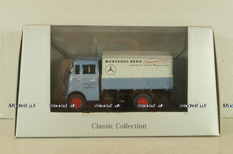 Mercedes-Benz L319 truck "Daimler-Benz AG" 1955, blue, B66045854, NZG 1:43