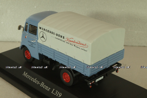 Mercedes-Benz L319 truck "Daimler-Benz AG" 1955, blue, B66045854, NZG 1:43