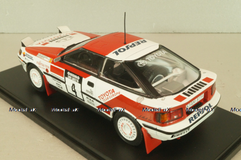 Toyota Celica GT-4 WRC #4 Rally 1000 Lakes 1990, Sainz/Moya, G113U065, WRC Collection #65, Hachette 1:24