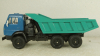 Камаз-5511 самосвал, синий/зеленый, Арек 1:43