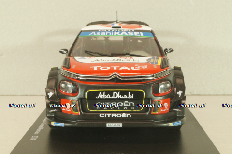 Citroen C3 WRC #10 Rally RACC Catalunya-Costa Daurada 2018, Loeb/Elena, G113U002, WRC Collection, Hachette 1:24