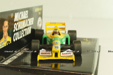 Benetton Ford B M.Schumacher, SPA 30 August 1992,  F1,MSC641100, Minichamps 1:64