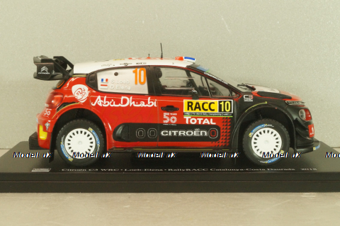 Citroen C3 WRC #10 Rally RACC Catalunya-Costa Daurada 2018, Loeb/Elena, G113U002, WRC Collection, Hachette 1:24