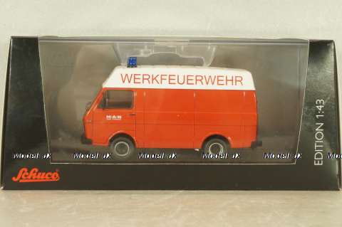 Volkswagen LT "MAN Werkfeuerwehr", 450368100, Schuco 1:43