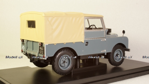 Land Rover Series I dark grey canopy closed 1957, MCG18178, MCG 1:18
