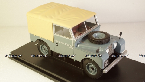 Land Rover Series I dark grey canopy closed 1957, MCG18178, MCG 1:18