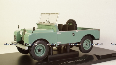 Land Rover series I 1957 light green (without canopy), MCG18180, MCG 1:18