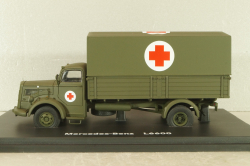 Mercedes-Benz L6600 medical truck 1950, khaki,  03013, Schuco 1:43