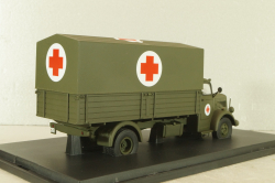 Mercedes-Benz L6600 medical truck 1950, khaki,  03013, Schuco 1:43
