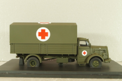 Mercedes-Benz L6600 medical truck 1950, khaki,  03013, Schuco 1:43